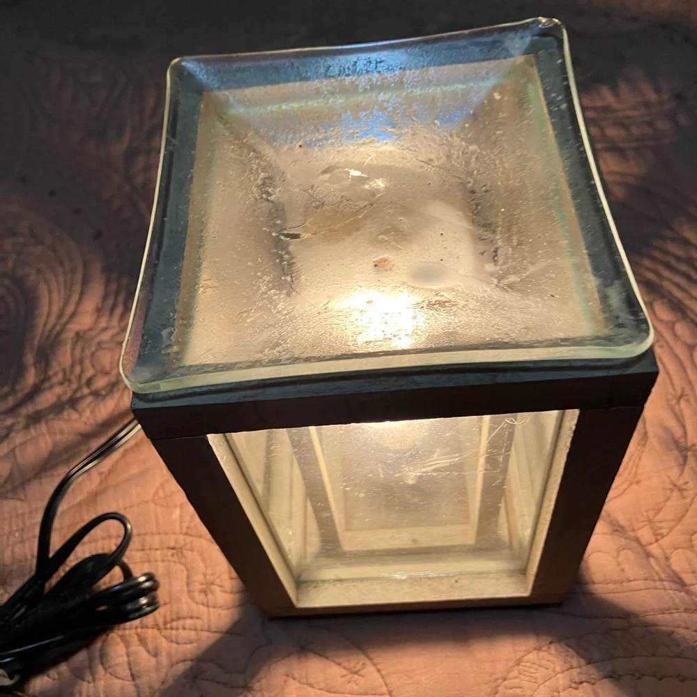 Eco-Friendly Handcrafted Wax Diffuser With Classic Edison Electric Bulb